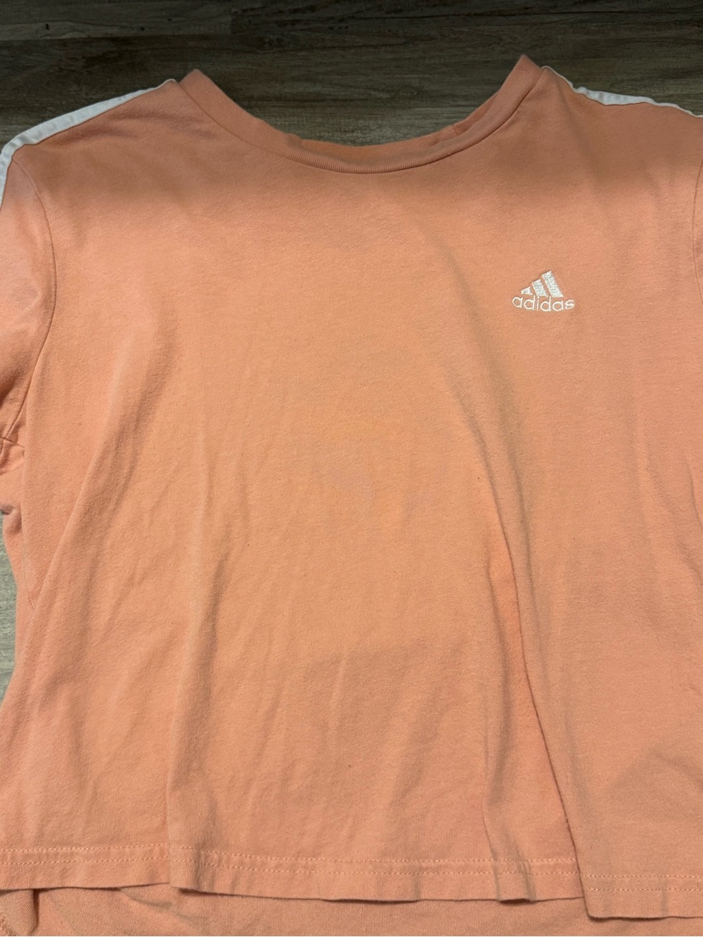 adidas Peach Short Sleeve Logo Tee